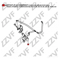 Форсунка омывателя фары ZZVF ZV1647LR VG GX4R 1437881638 - Изображение 4
