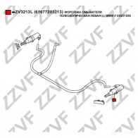 Форсунка омывателя фары ZZVF A9JAI T ZV3213L 1437881728 - Изображение 3