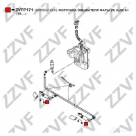 Форсунка омывателя фары ZZVF 1437881767 ZVFP171 Q I7BZ19 - Изображение 4