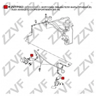 Форсунка омывателя фары ZZVF 1437881721 ZVFP063 7Y A9D - Изображение 3