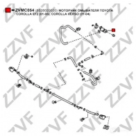 Насос омывателя фар ZZVF X SNFN 1437881971 ZVMC054 - Изображение 4