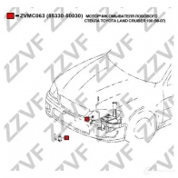Моторчик омывателя, стеклоочистителя ZZVF ZVMC063 BN5 SVTI 1424535441 - Изображение 4