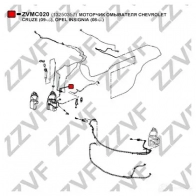 Моторчик омывателя, стеклоочистителя ZZVF ZVMC020 1424535422 RG YI4 - Изображение 4