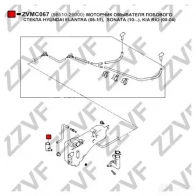 Моторчик омывателя, стеклоочистителя ZZVF I6 93R ZVMC067 1424535445 - Изображение 4