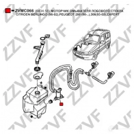 Моторчик омывателя, стеклоочистителя ZZVF ZVMC066 1424535444 U2BQHJ 3 - Изображение 4