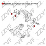 Подшипник ступицы колеса ZZVF U7 RJSHT ZVPH036 1424522965 - Изображение 3