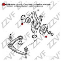 Подшипник ступичный передний 42X82X36 ZZVF BCE3 L 1424523007 ZVPH089 - Изображение 3