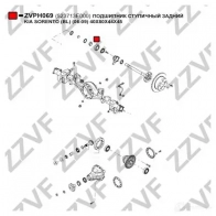 Подшипник ступицы колеса ZZVF XKMZ5 R ZVPH069 1424522993 - Изображение 3