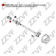 Сальник ступицы ZZVF 3 AC4G ZVCL066 1424522920 - Изображение 3