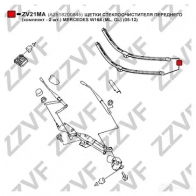Щетка стеклоочистителя ZZVF 1424535283 9 LNWEE ZV21MA - Изображение 2