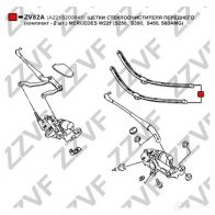 Щетка стеклоочистителя ZZVF ZV82A 8 EXQCQ 1424535337 - Изображение 2