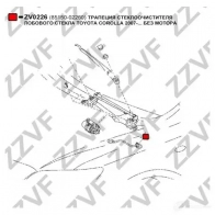 Трапеция стеклоочистителя ZZVF 3G DAR9 ZV0226 1424535253 - Изображение 4