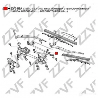 Трапеция стеклоочистителя ZZVF D VAELP ZV35EA 1437882324 - Изображение 2