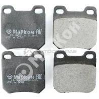 Колодки тормозные задние без датчика MARKON 1439959956 03800155 JA JEW - Изображение 2