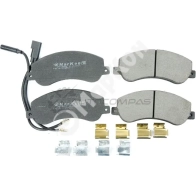 Колодки тормозные передние с электрическим датчиком и пружинами MARKON W 8T8MEU 1439959991 14950188 - Изображение 2