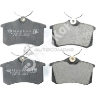 Колодки тормозные задние без датчика MARKON 1439959450 05100150 1LR2N 30 - Изображение 2
