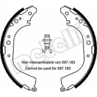 Тормозные колодки, комплект METELLI 53-0607 1216791 8YV AEV CQ7R3G