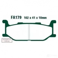 Тормозные колодки, комплект EBC fa179 S8N1 F55 1437391434