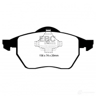 Тормозные колодки, комплект EBC 3 U45GE dp21324 1437394378