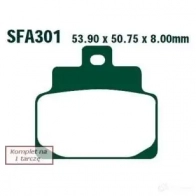 Тормозные колодки, комплект EBC sfa301 1437392184 7F XW3F