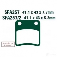 Тормозные колодки, комплект EBC sfa2572 1437390459 QQ87 4