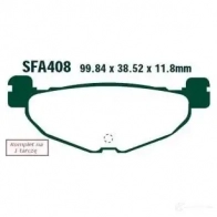 Тормозные колодки, комплект EBC 1437392100 sfa408 M8 2KMAS