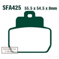 Тормозные колодки, комплект EBC 2WX5 V 1437392124 sfa425