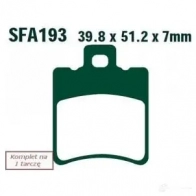Тормозные колодки, комплект EBC 1437392134 sfa193hh QW 6KV