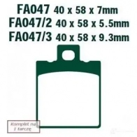 Тормозные колодки, комплект EBC Z9V CE1C fa047 1437390678