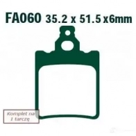Тормозные колодки, комплект EBC fa060 O0EC Q0 1437390694