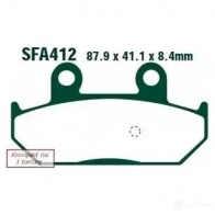 Тормозные колодки, комплект EBC sfa412hh 1437390710 NTALEP R