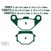 Тормозные колодки, комплект EBC L5C 4IA 1437390674 sfa067hh