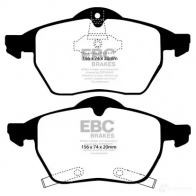 Тормозные колодки, комплект EBC 1437394142 dp21187 052 K0