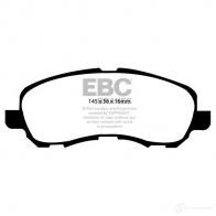 Тормозные колодки, комплект EBC U 8M90 dp41614r 1437393545