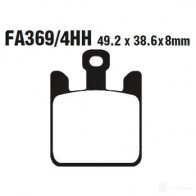 Тормозные колодки, комплект EBC fa3694hh 1437392029 HCRQ 9D