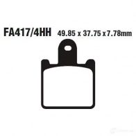 Тормозные колодки, комплект EBC 1437391995 G 0Q46S fa4174hh