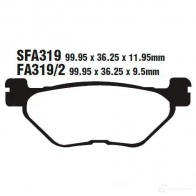 Тормозные колодки, комплект EBC fa3192hh 1437391739 L25T0 GN