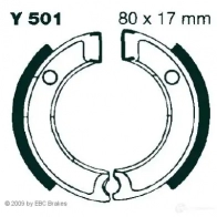 Барабанные тормозные колодки, комплект EBC 9SD 38Y y501 1437390540