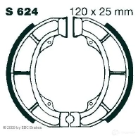 Барабанные тормозные колодки, комплект EBC 1437390560 s624 SR 7RT