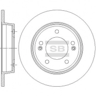 Тормозной диск SANGSIN E FMZYY0 Kia Cerato (BD) 4 Седан 2.0 MPi 152 л.с. 2018 – наст. время SD1085