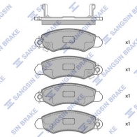 Тормозные колодки дисковые SANGSIN 1439856376 AC 2YOX SP1598
