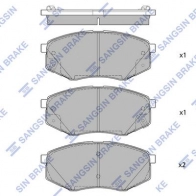 Тормозные колодки дисковые SANGSIN I4O70 B SP1681 1439856409