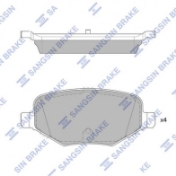 Тормозные колодки дисковые SANGSIN SP1717A 1439856428 CYA 1W3