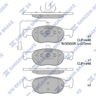 Тормозные колодки дисковые SANGSIN 1439856444 SP1740 AYZP QW