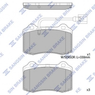 Тормозные колодки дисковые SANGSIN Seat Leon (1M) 1 1998 – 2005 SP1854A QE5O O