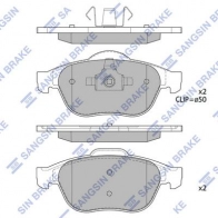 Тормозные колодки дисковые SANGSIN 0N 8GNN Renault Scenic (JA, FA) 1 Минивэн 1.9 dCi Rx4 102 л.с. 2000 – 2003 SP1892