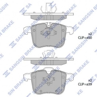 Тормозные колодки дисковые SANGSIN SP1926 Cadillac BLS X 6VME
