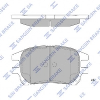 Тормозные колодки дисковые SANGSIN SP1967 0LKC BKZ 1422790123