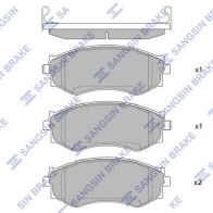 Тормозные колодки дисковые SANGSIN 1439856581 3VLX R SP2034A