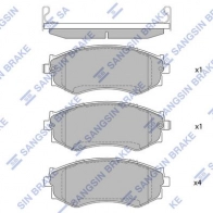 Тормозные колодки дисковые SANGSIN SP2034B QV C92BJ 1439856582